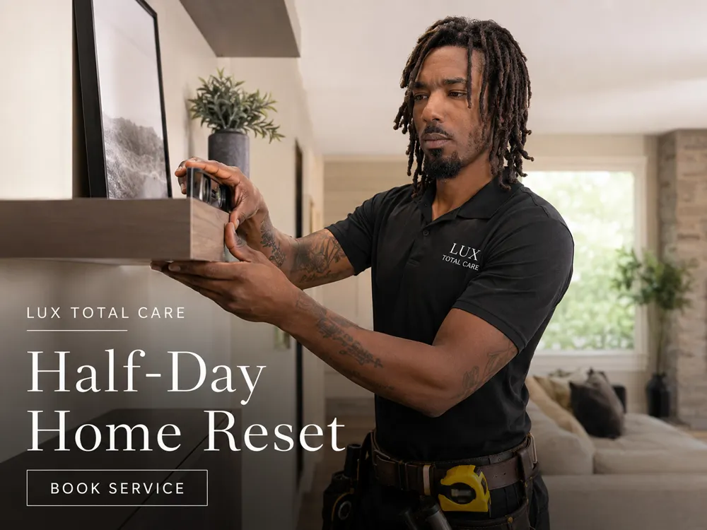 Half-day home reset in progress